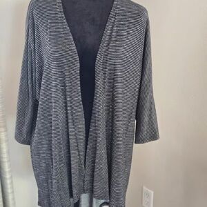 Striped Gray Women's Sweater